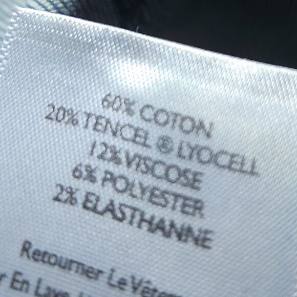 Indigo colour Eddie Bauer super comfy hi quality denim Sz 10 - Picture 8 of 9